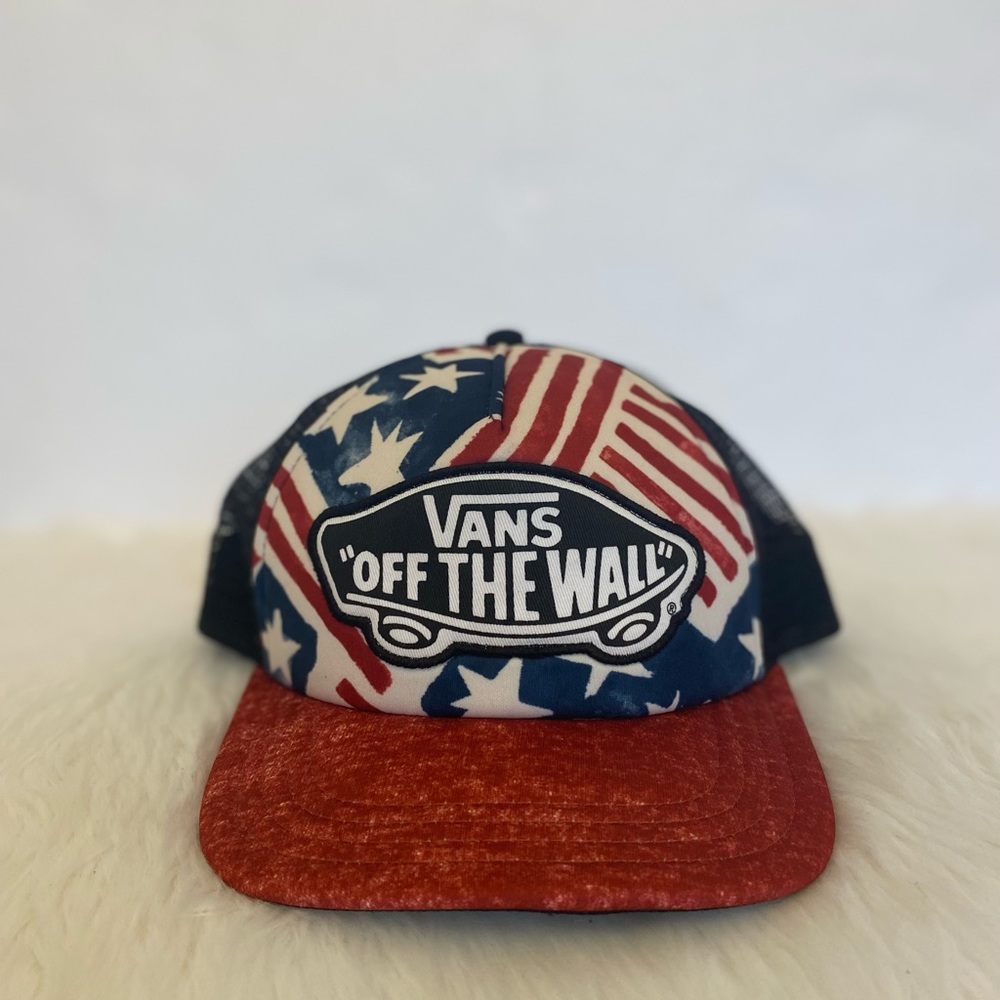 Vans American Flag Trucker Hat